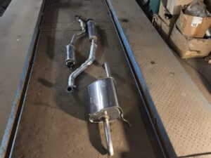 Глушитель,выхлопная система Шевроле Лачетти Chevrolet Lacetti 1.4-1.8 седан,универсал.